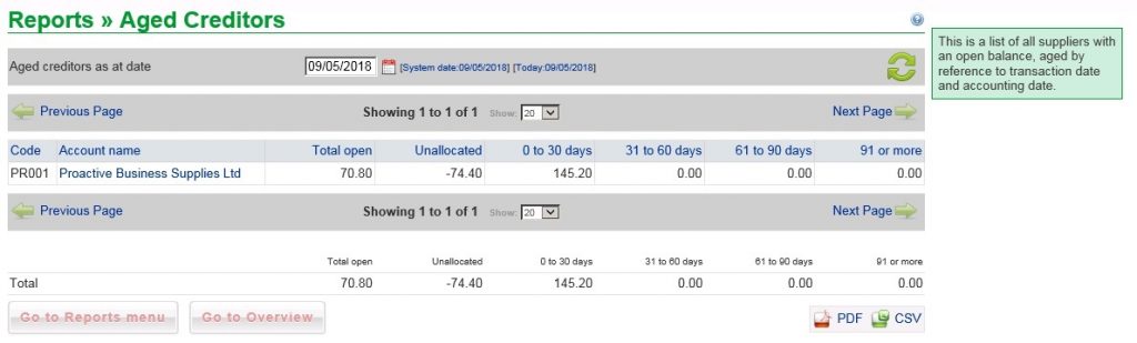 Purchase Reports