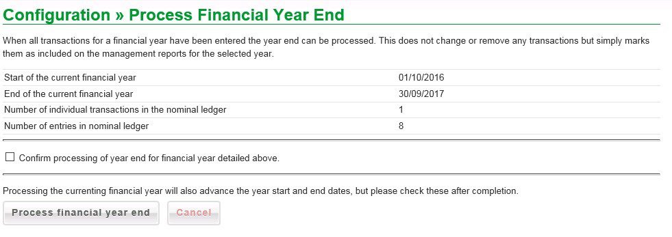 Process Year-end