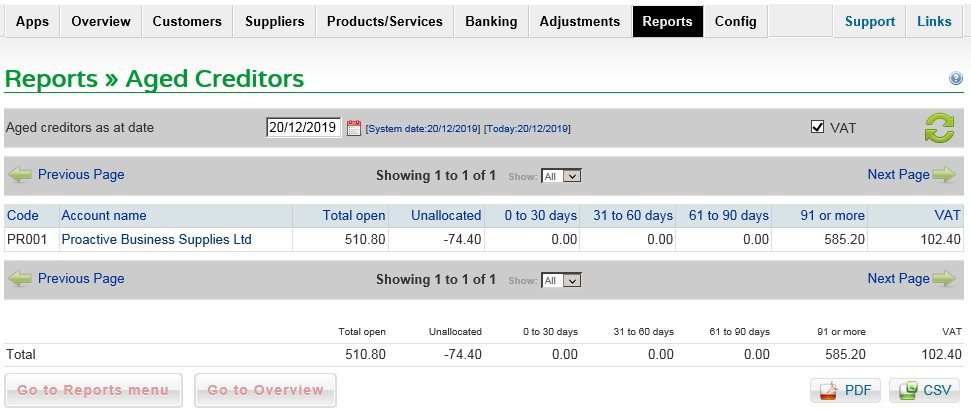 Purchase Reports