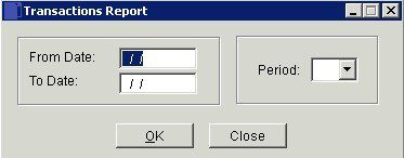 Sales Ledger - Adflex Transaction And Exceptions Reports