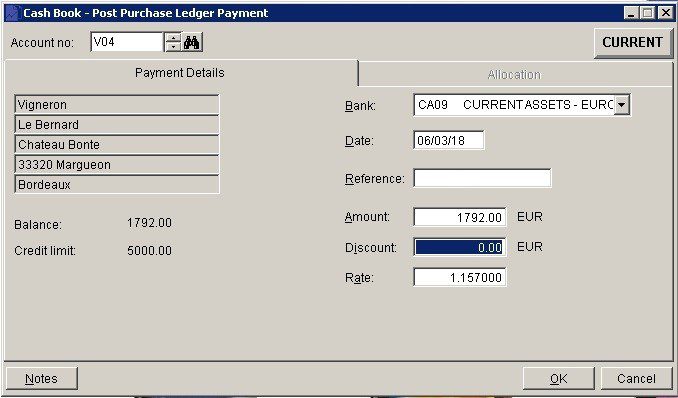 How Do I Record A Supplier Invoice Payment In Foreign Currency?