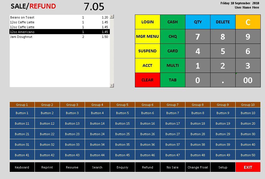 DTill - Record Sales And Refunds