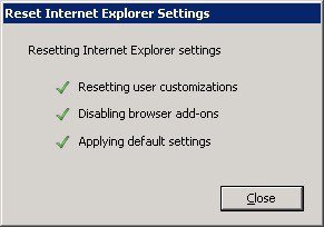 Internet Explorer Security Warning