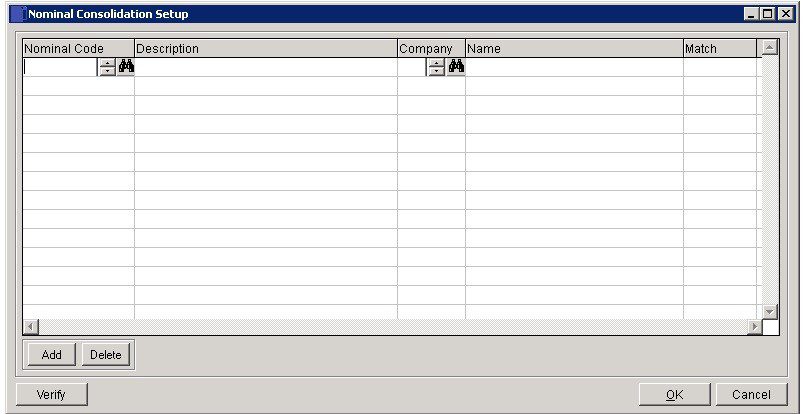 Define Consolidation Accounts