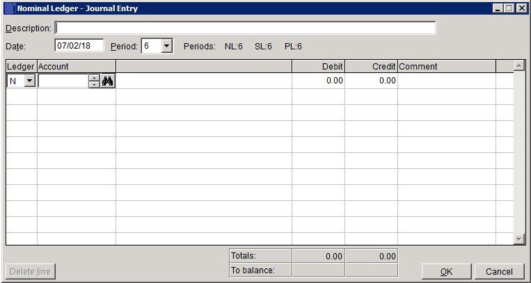 Standard Adjustment Journals