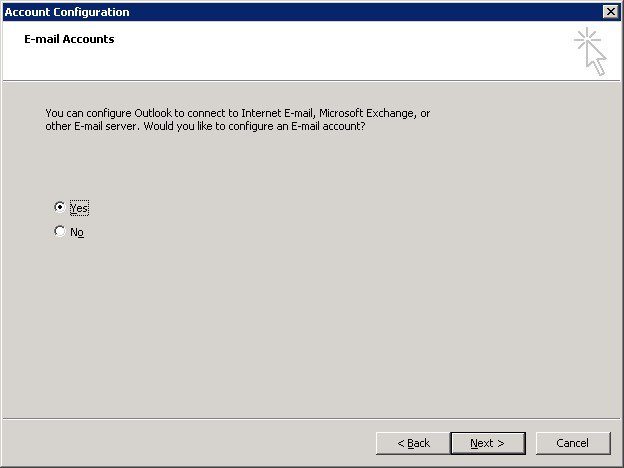 Connecting Outlook 2007 To Your Exchange Mailbox