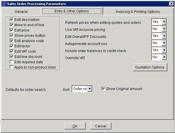 Sales Order Processing