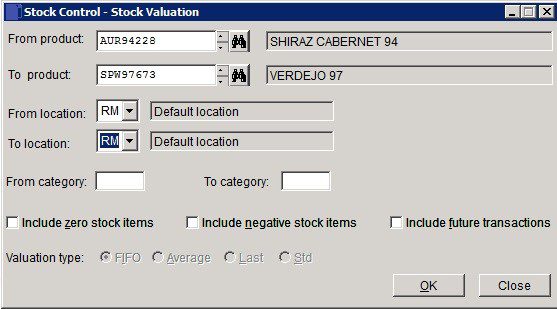 Stock  - Valuation Report