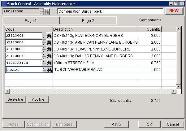 Stock - Create And Edit Assemblies