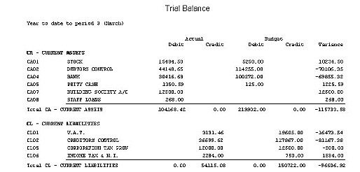 Trial Balance