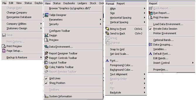 File Menu - Stationery Design - Menus