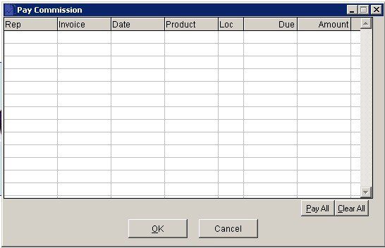 Sales Ledger - Commissions - Calculate and Report