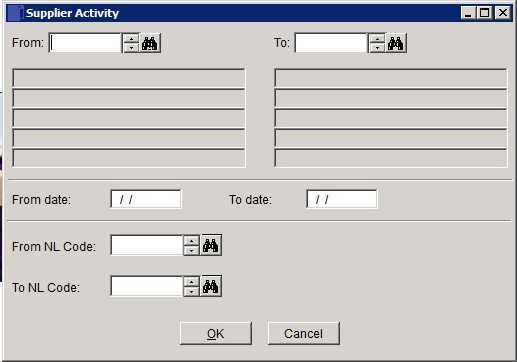 Purchase Ledger - Activity Report