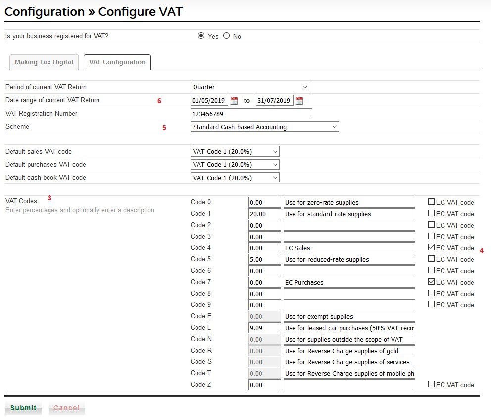 VAT Form