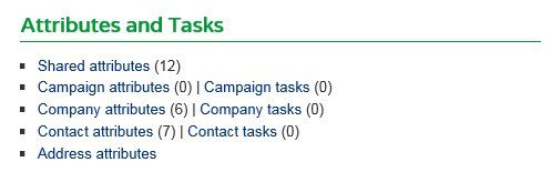 Config - Attributes And Tasks - Campaigns