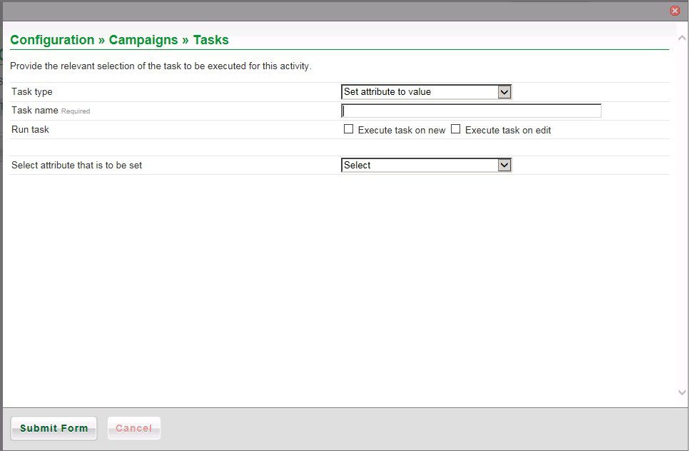 Config - Attributes And Tasks - Campaigns