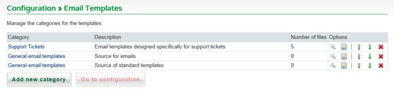 Config - Email Templates - Prelude Software Help