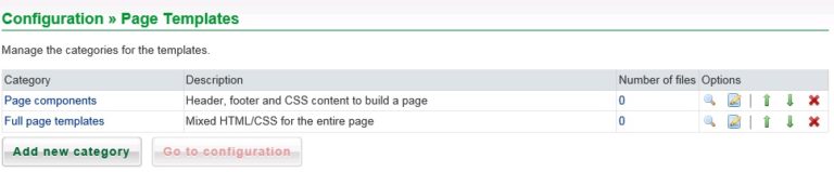 Config – Page Template And Components – Prelude Software Help