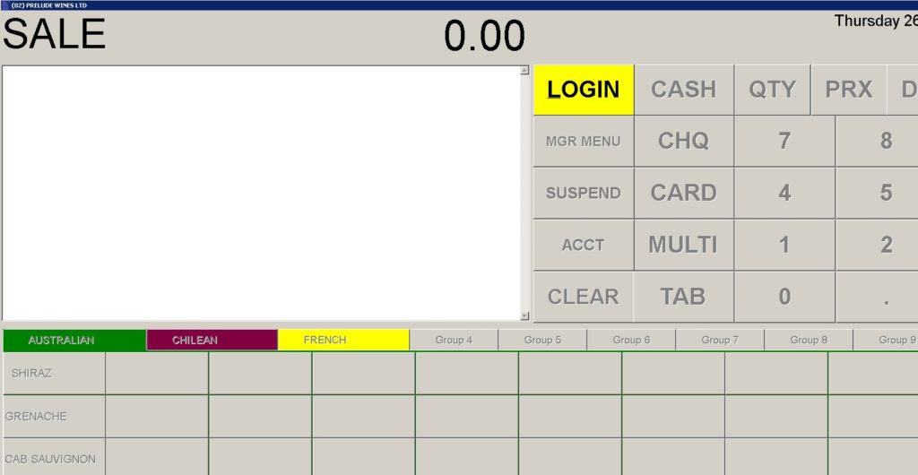 DTill - Logging In