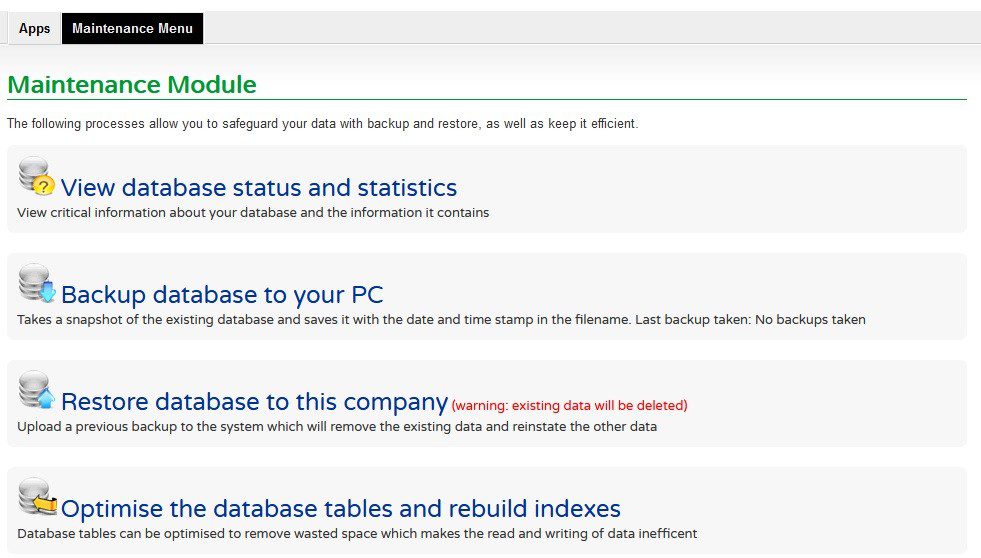 Backup And Restore Database