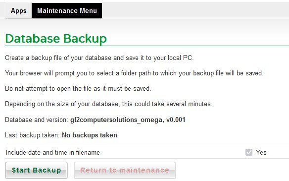 Backup And Restore Database