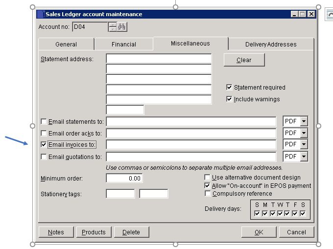 Sales Ledger - Produce Invoices