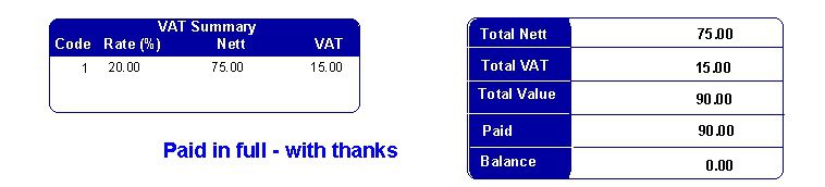 How Do I Create A Receipt For A Paid Invoice?